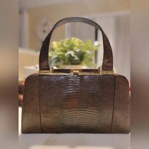 1950s Lizardskin Pockebook/Handbag ~ Make An Offer!